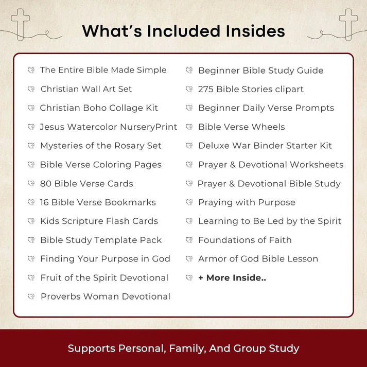 What's included inside the Entire Bible Made Simple