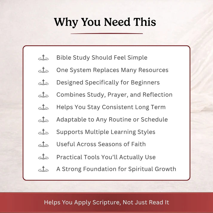 Why you need this Bible study system